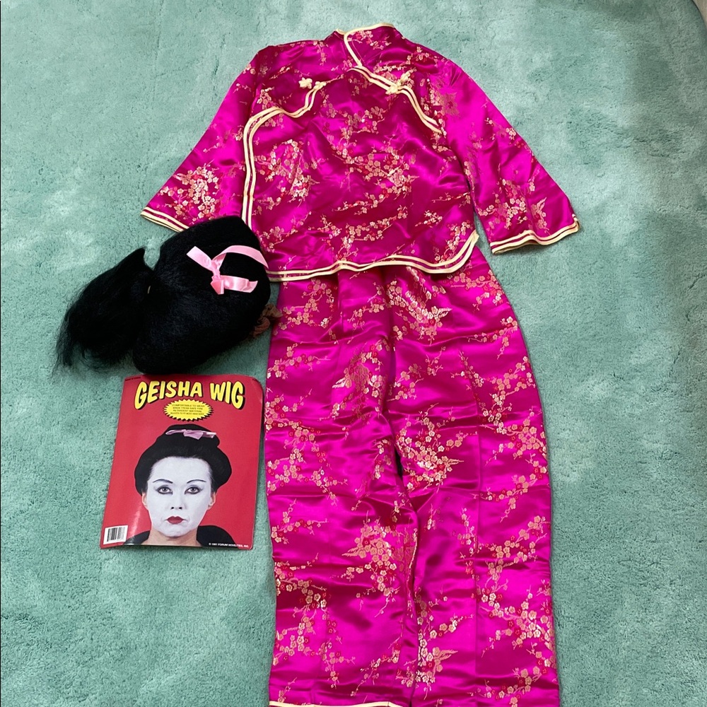 Pink Floral Traditional Outfit